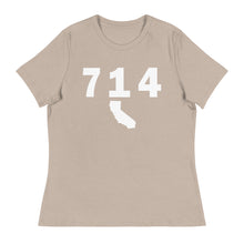 Load image into Gallery viewer, 714 Area Code Women&#39;s Relaxed T Shirt