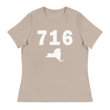 Load image into Gallery viewer, 716 Area Code Women&#39;s Relaxed T Shirt