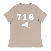 Load image into Gallery viewer, 718 Area Code Women&#39;s Relaxed T Shirt