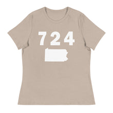 Load image into Gallery viewer, 724 Area Code Women&#39;s Relaxed T Shirt