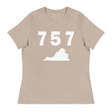 Load image into Gallery viewer, 757 Area Code Women&#39;s Relaxed T Shirt