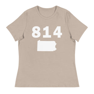 814 Area Code Women's Relaxed T Shirt