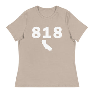 818 Area Code Women's Relaxed T Shirt