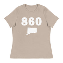 Load image into Gallery viewer, 860 Area Code Women&#39;s Relaxed T Shirt