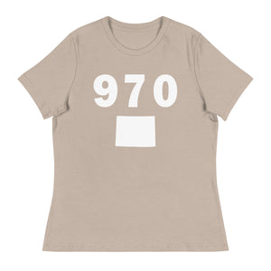 970 Area Code Women's Relaxed T Shirt