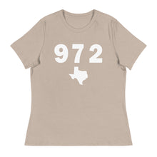 Load image into Gallery viewer, 972 Area Code Women&#39;s Relaxed T Shirt