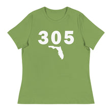 Load image into Gallery viewer, 305 Area Code Women&#39;s Relaxed T Shirt