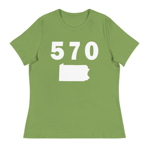 570 Area Code Women's Relaxed T Shirt