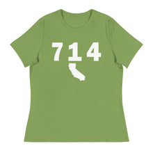 Load image into Gallery viewer, 714 Area Code Women&#39;s Relaxed T Shirt