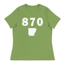 Load image into Gallery viewer, 870 Area Code Women&#39;s Relaxed T Shirt