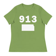 Load image into Gallery viewer, 913 Area Code Women&#39;s Relaxed T Shirt