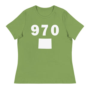 970 Area Code Women's Relaxed T Shirt