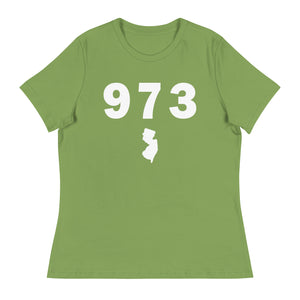 973 Area Code Women's Relaxed T Shirt