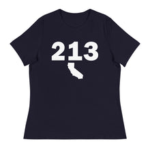 Load image into Gallery viewer, 213 Area Code Women&#39;s Relaxed T Shirt