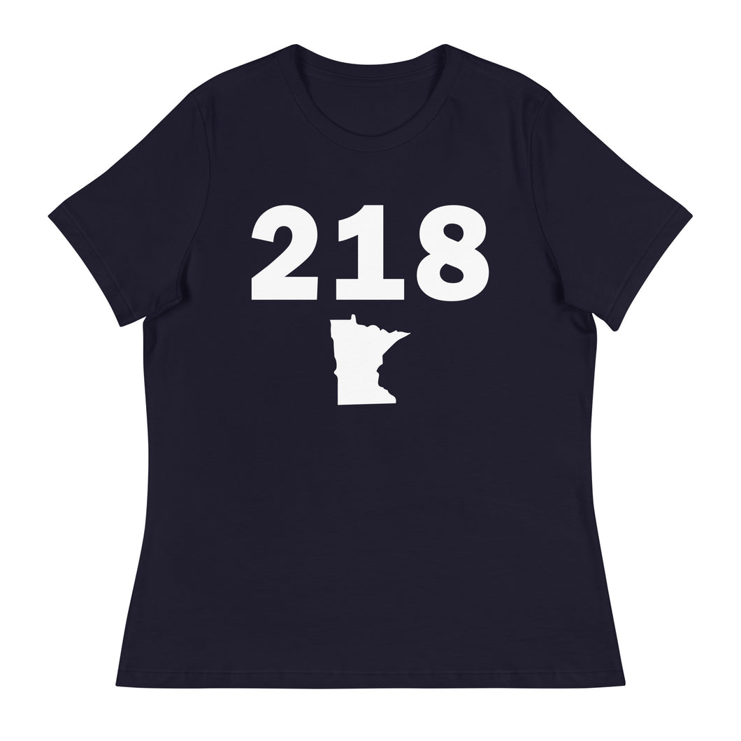 218 Area Code Women's Relaxed T Shirt