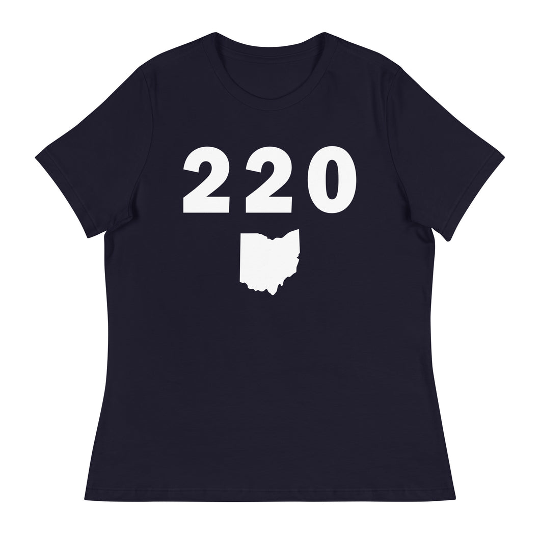 220 Area Code Women's Relaxed T Shirt