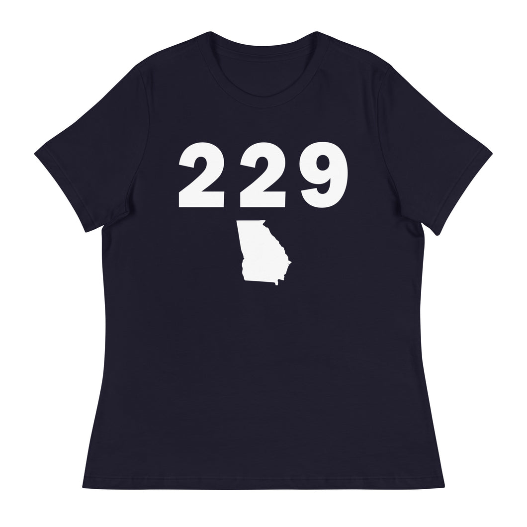 229 Area Code Women's Relaxed T Shirt