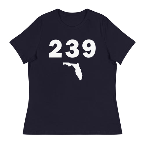 239 Area Code Women's Relaxed T Shirt