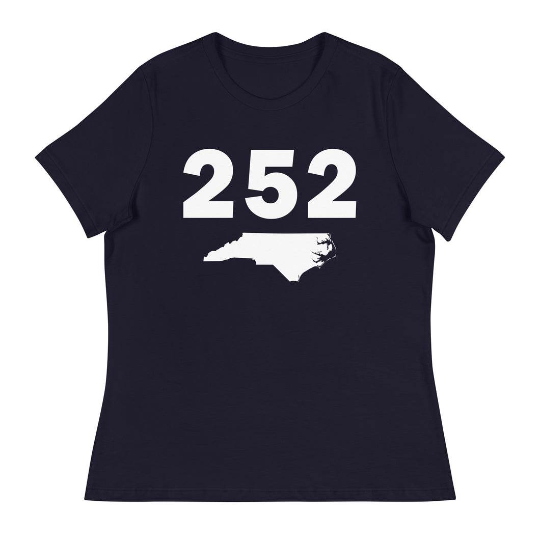252 Area Code Women's Relaxed T Shirt