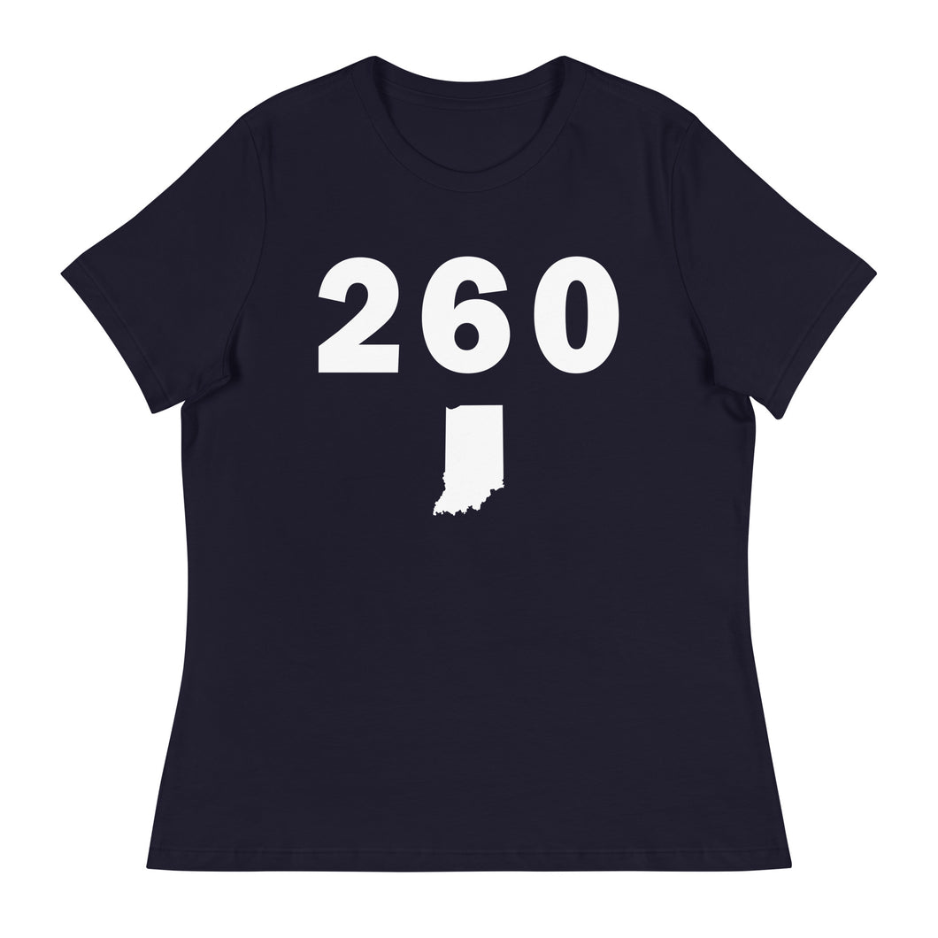 260 Area Code Women's Relaxed T Shirt