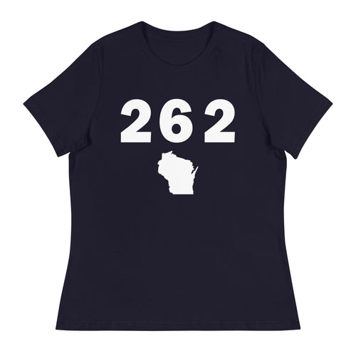 262 Area Code Women's Relaxed T Shirt
