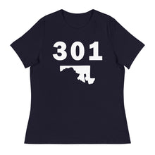 Load image into Gallery viewer, 301 Area Code Women&#39;s Relaxed T Shirt