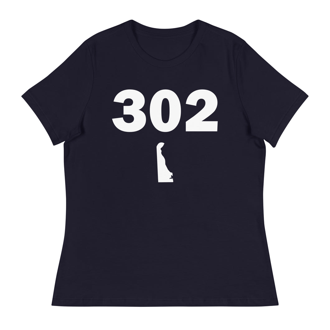 302 Area Code Women's Relaxed T Shirt