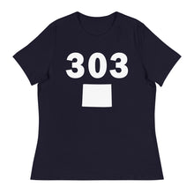 Load image into Gallery viewer, 303 Area Code Women&#39;s Relaxed T Shirt
