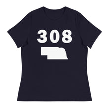 Load image into Gallery viewer, 308 Area Code Women&#39;s Relaxed T Shirt