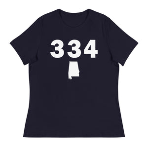 334 Area Code Women's Relaxed T Shirt