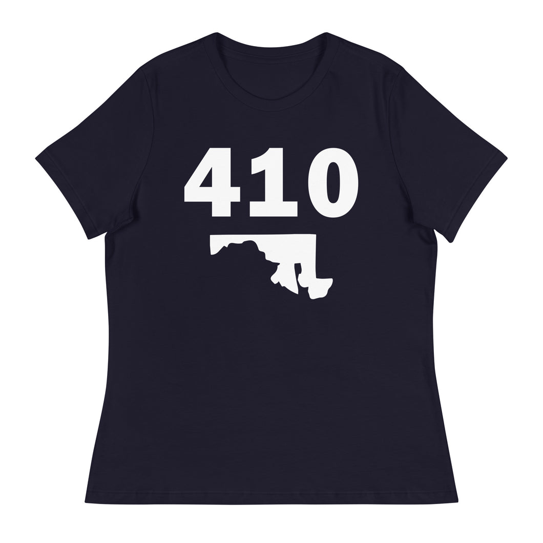 410 Area Code Women's Relaxed T Shirt