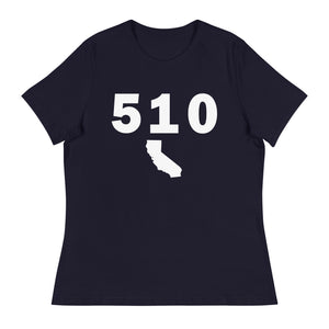 510 Area Code Women's Relaxed T Shirt