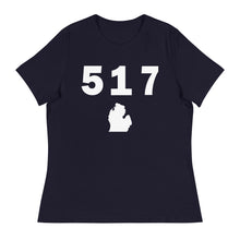 Load image into Gallery viewer, 517 Area Code Women&#39;s Relaxed T Shirt