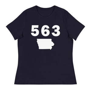 563 Area Code Women's Relaxed T Shirt