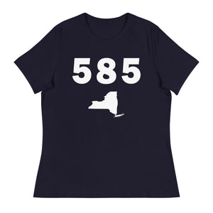 585 Area Code Women's Relaxed T Shirt