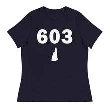 Load image into Gallery viewer, 603 Area Code Women&#39;s Relaxed T Shirt