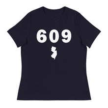 Load image into Gallery viewer, 609 Area Code Women&#39;s Relaxed T Shirt