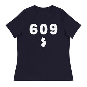 609 Area Code Women's Relaxed T Shirt