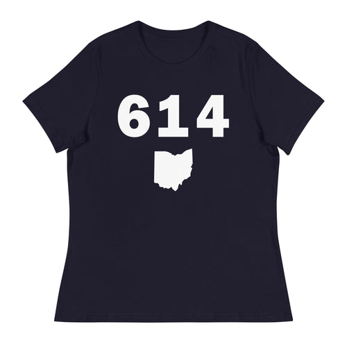 614 Area Code Women's Relaxed T Shirt