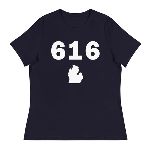 616 Area Code Women's Relaxed T Shirt