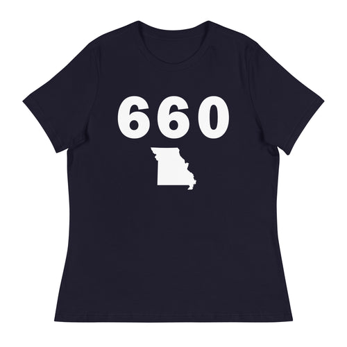 660 Area Code Women's Relaxed T Shirt
