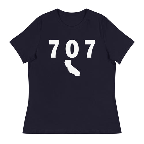 707 Area Code Women's Relaxed T Shirt