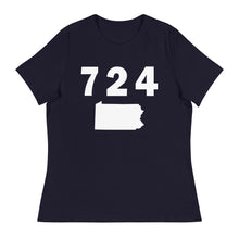 Load image into Gallery viewer, 724 Area Code Women&#39;s Relaxed T Shirt