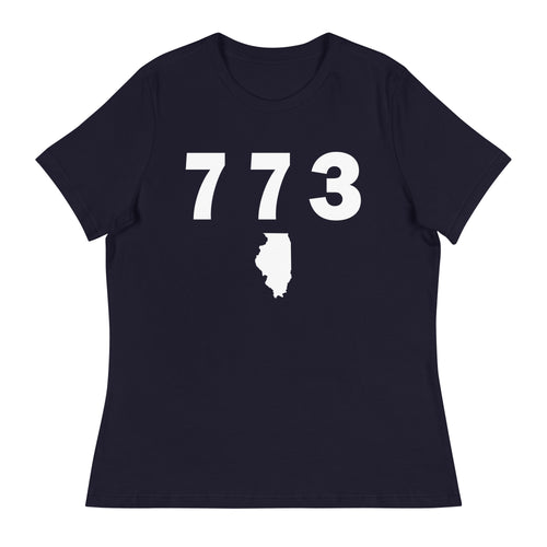 773 Area Code Women's Relaxed T Shirt