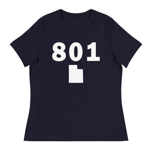 801 Area Code Women's Relaxed T Shirt