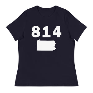 814 Area Code Women's Relaxed T Shirt