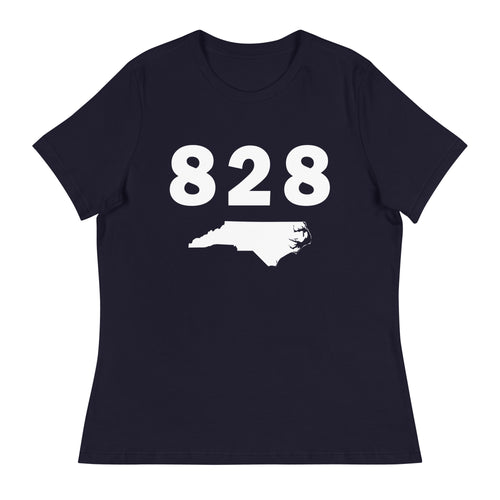 828 Area Code Women's Relaxed T Shirt
