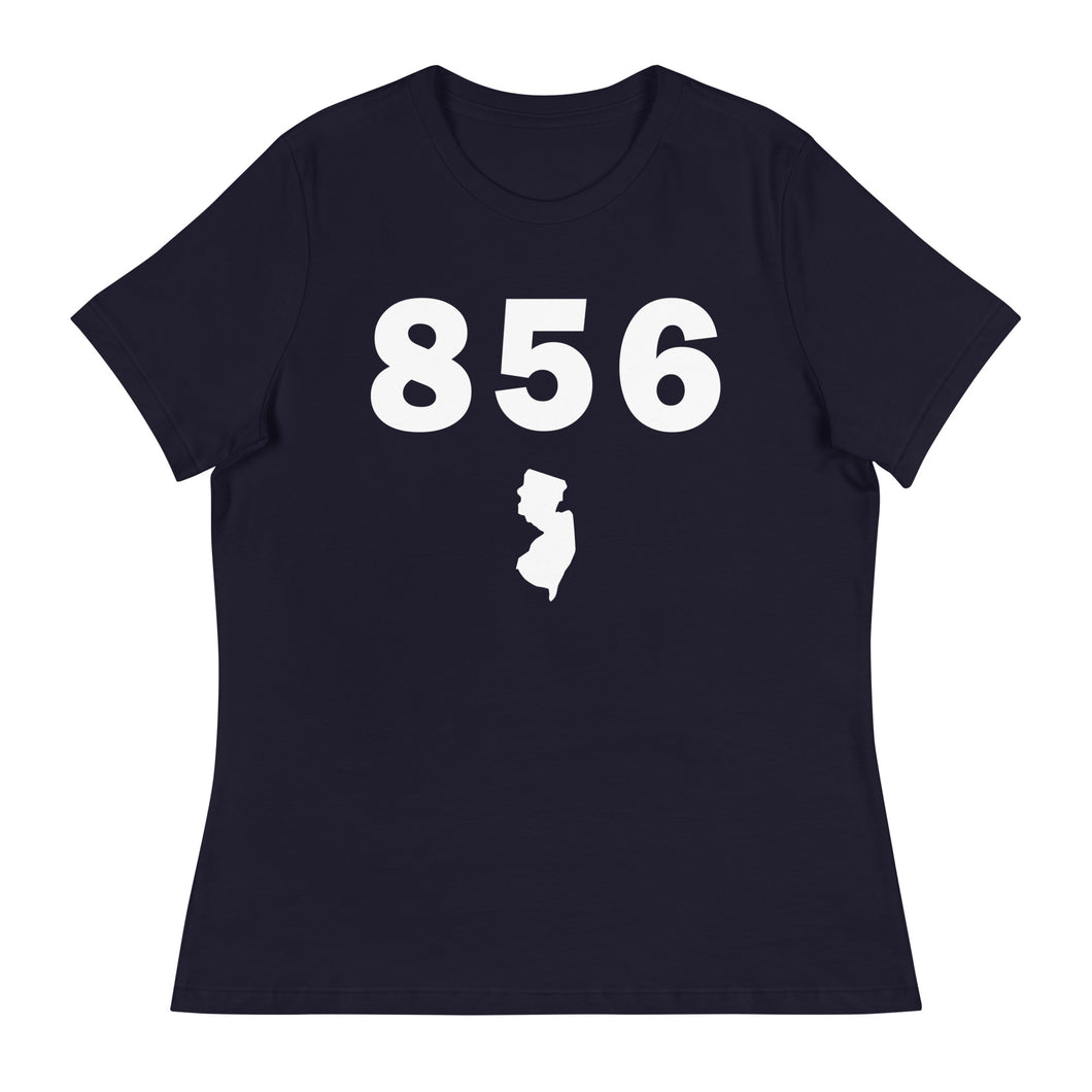 856 Area Code Women's Relaxed T Shirt