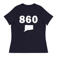 Load image into Gallery viewer, 860 Area Code Women&#39;s Relaxed T Shirt