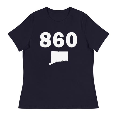 860 Area Code Women's Relaxed T Shirt